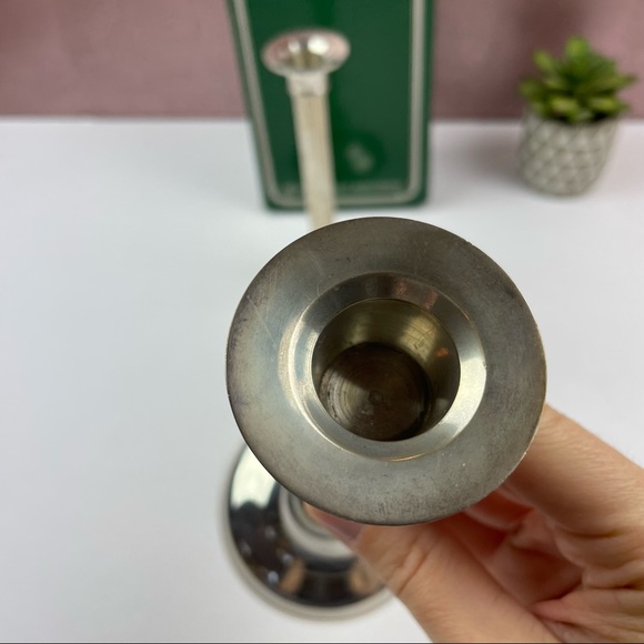 Vintage International Silver Company Silverplated Candlesticks Set Of 2 8 Inches - Picture 5 of 8